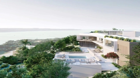 Plot with Luxury Villa Project and Sea Views in Ibiza